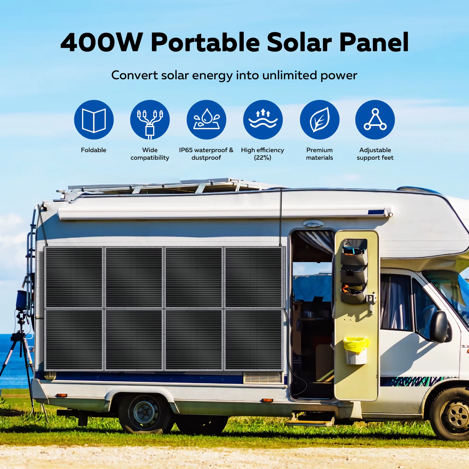 400W Portable Solar Panel - Image 6