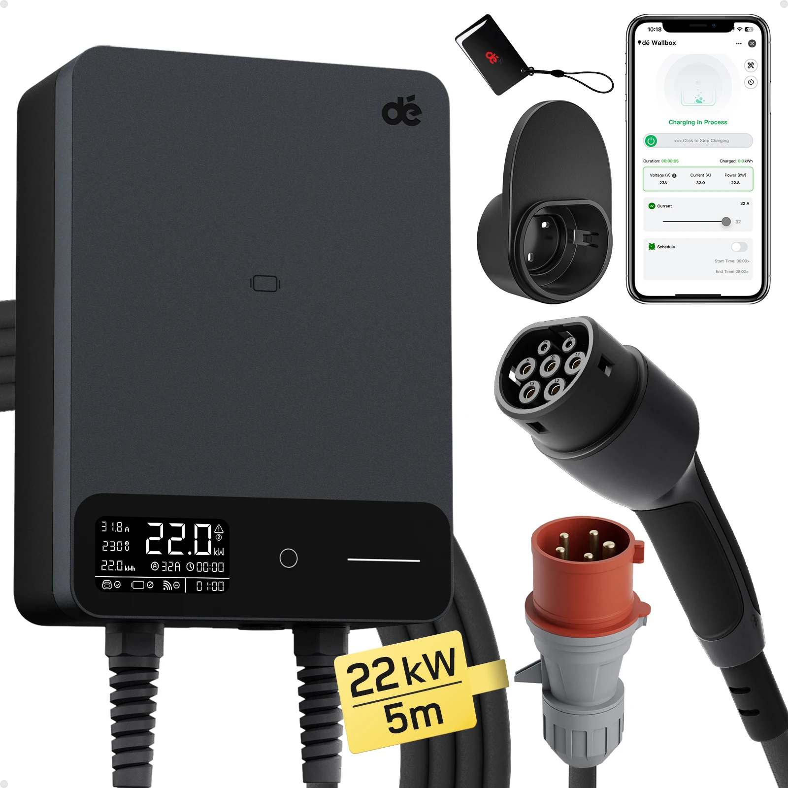 22kW Wallbox EV Charging Station - Image 10