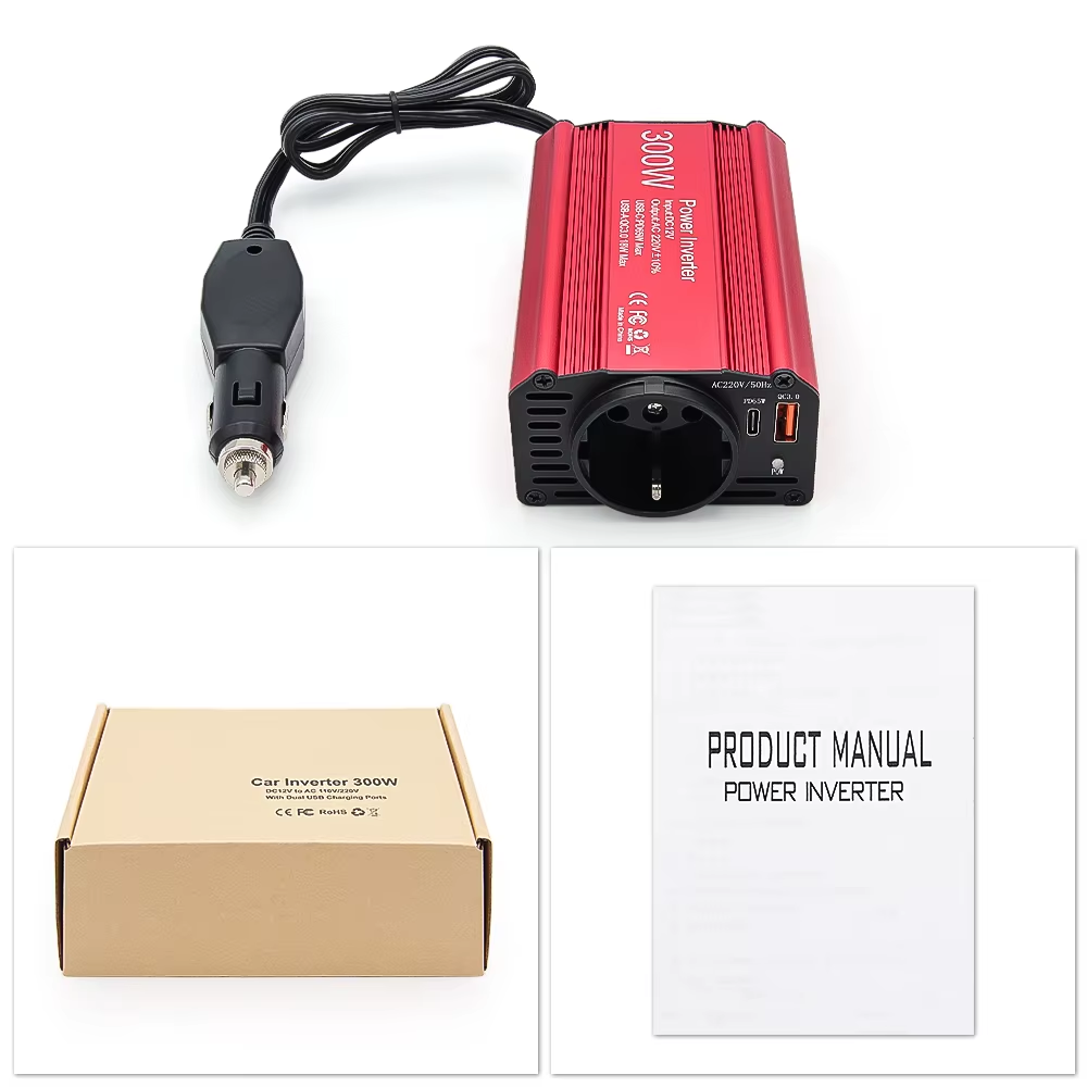 150W-300W Car Inverter, 12V to 110V/220V - Image 7