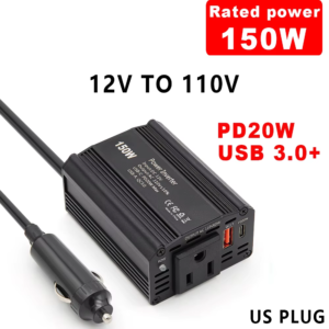 150W-300W Car Inverter, 12V to 110V/220V