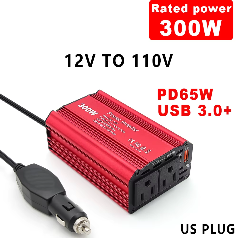 150W-300W Car Inverter, 12V to 110V/220V - Image 8