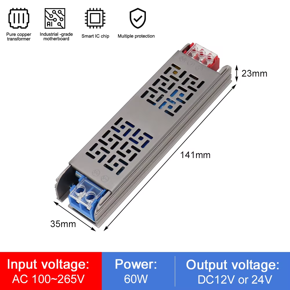 60W–500W 12V–24V AC-DC Power Supply - Image 16