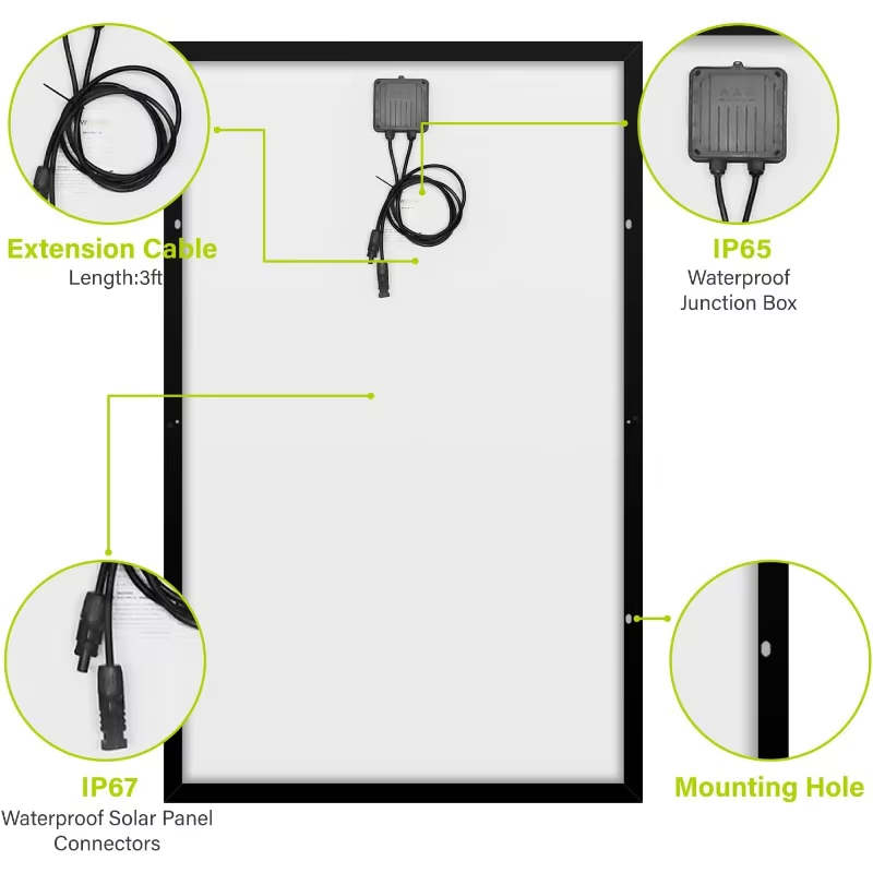 250W Monocrystalline Solar Panel - Image 5