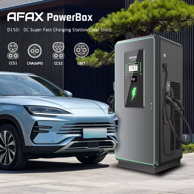 60kW/90kW IP54 EV DC Fast Charging Station - Image 6