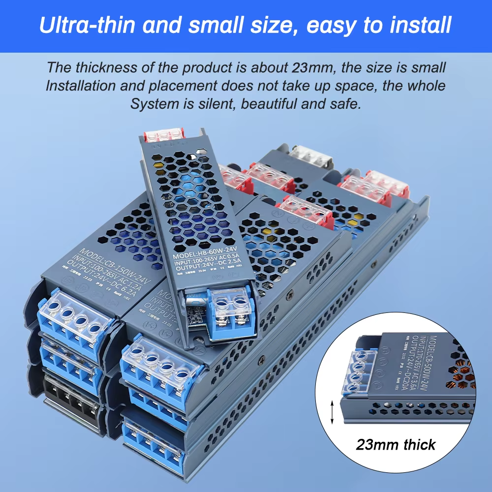 60W–500W 12V–24V AC-DC Power Supply - Image 6
