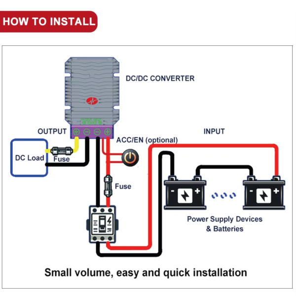 12V DC-DC Boost Converter - Mobile Energy System